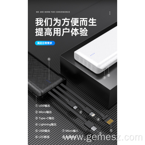 High-Speed Charging Portable Charger 10000mAh Power Bank
